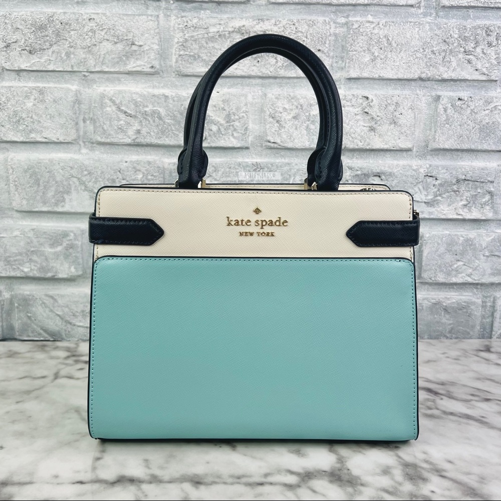 ❤️SOLD❤️ Kate Spade Staci Colorblock Poolside Medium Satchel Crossbody